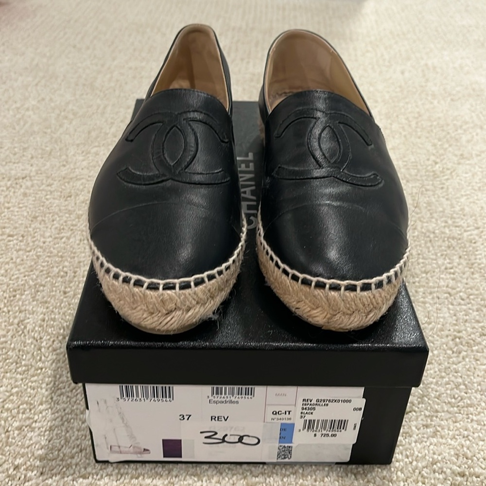 Chanel Lambskin Espadrilles